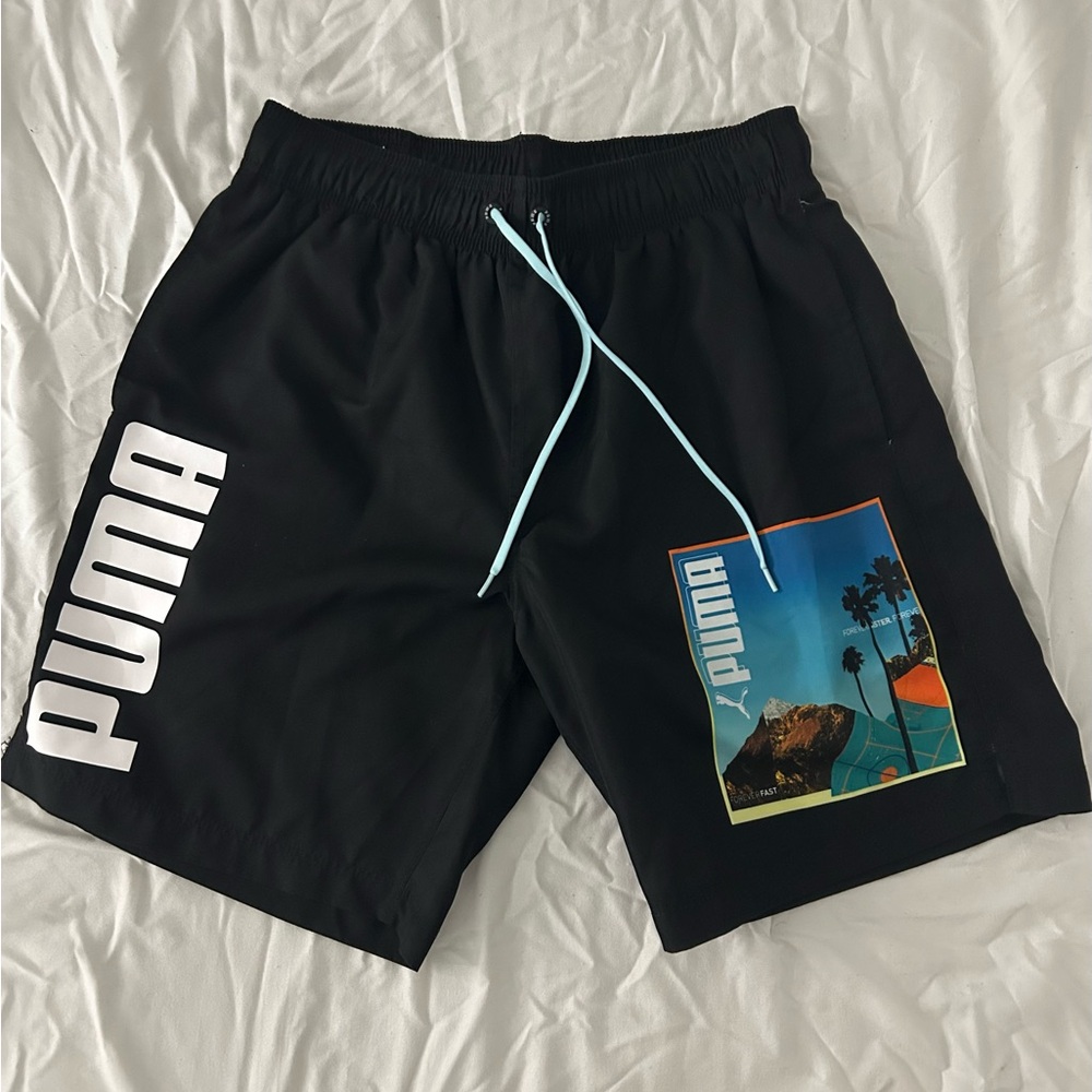Puma Charcoal Athletic Shorts